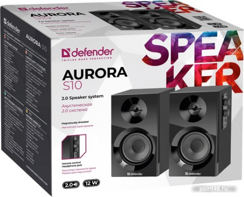 Купить Компьютерная акустика DEFENDER (65414) AURORA S10 черный в Липецке фото 2