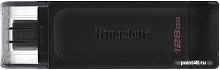 Купить Флеш Диск Kingston 128Gb DataTraveler 70 DT70/128GB USB3.0 черный в Липецке