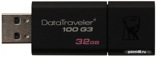Купить Память Kingston DT100G3  32GB, USB 3.0 Flash Drive, черный в Липецке фото 2