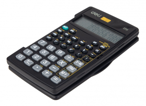 Купить Калькулятор научный Deli E1711 черный 8+2-разр. в Липецке фото 3
