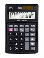 Купить Калькулятор настольный Deli EM04031 черный 12-разр. в Липецке