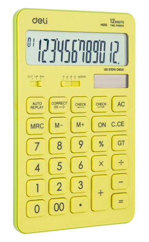 Купить Калькулятор настольный Deli Touch EM01551 желтый 12-разр. в Липецке фото 2