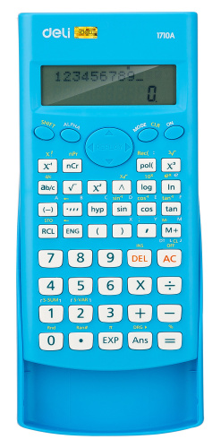 Купить Калькулятор научный Deli E1710A/BLU синий 10+2-разр. в Липецке фото 2