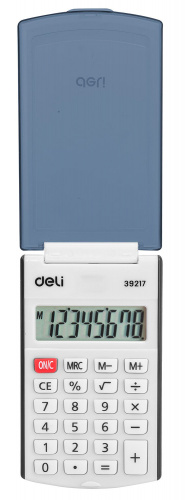 Купить Калькулятор карманный Deli E39217/BLACK черный 8-разр. в Липецке