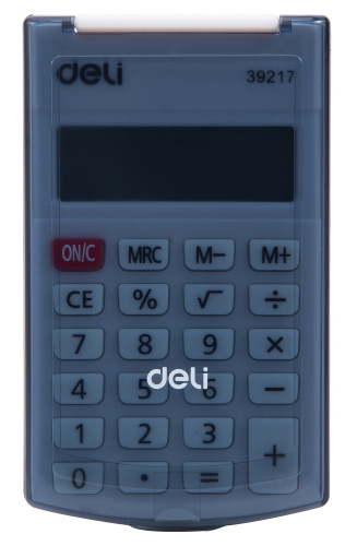 Купить Калькулятор карманный Deli E39217/BLACK черный 8-разр. в Липецке фото 3