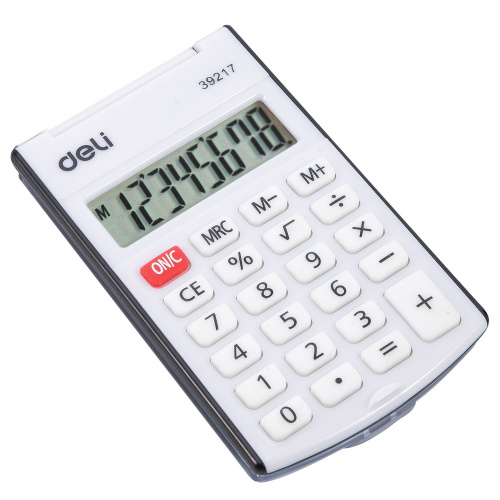 Купить Калькулятор карманный Deli E39217/BLACK черный 8-разр. в Липецке фото 4