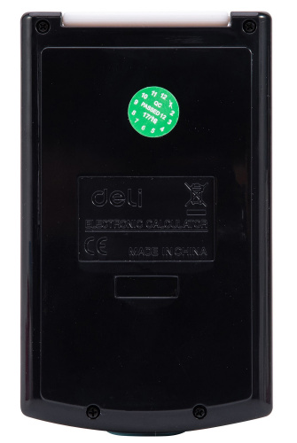 Купить Калькулятор карманный Deli E39217/BLACK черный 8-разр. в Липецке фото 5