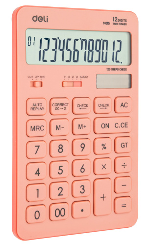 Купить Калькулятор настольный Deli Touch EM01541 красный 12-разр. в Липецке фото 2