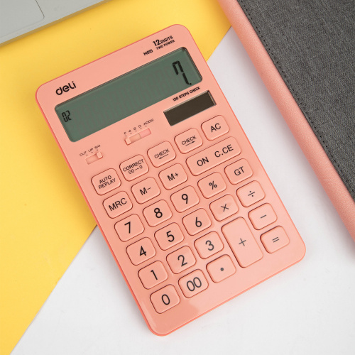 Купить Калькулятор настольный Deli Touch EM01541 красный 12-разр. в Липецке фото 8