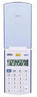 Купить Калькулятор карманный Deli E39217/BLUE синий 8-разр. в Липецке