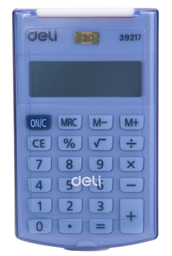 Купить Калькулятор карманный Deli E39217/BLUE синий 8-разр. в Липецке фото 3