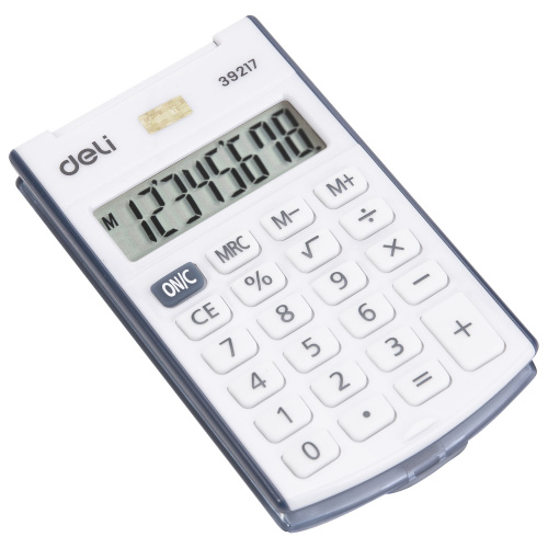 Купить Калькулятор карманный Deli E39217/BLUE синий 8-разр. в Липецке фото 4