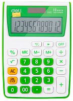 Купить Калькулятор настольный Deli E1122/GRN зеленый 12-разр. в Липецке