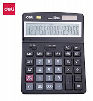 Купить Калькулятор настольный Deli E39259 черный 16-разр. в Липецке