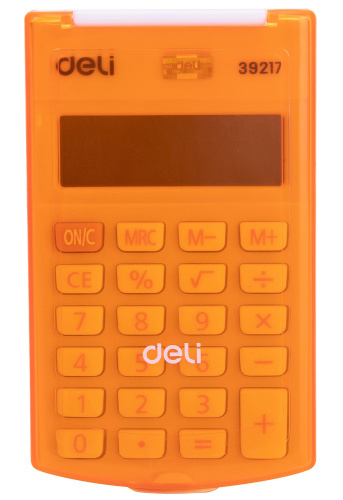 Купить Калькулятор карманный Deli E39217/OR оранжевый 8-разр. в Липецке фото 3