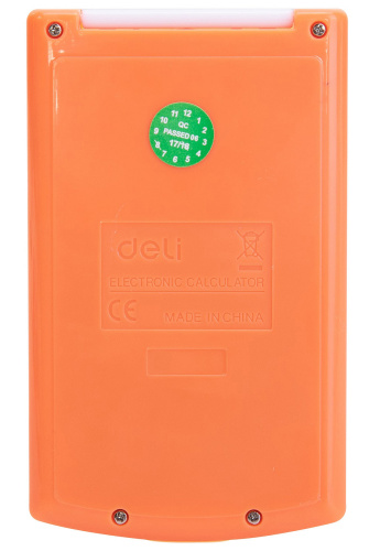 Купить Калькулятор карманный Deli E39217/OR оранжевый 8-разр. в Липецке фото 4