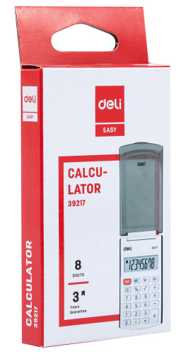 Купить Калькулятор карманный Deli E39217/OR оранжевый 8-разр. в Липецке фото 6