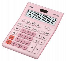 Купить Калькулятор настольный Casio GR-12C-PK розовый 12-разр. в Липецке
