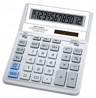 Купить Калькулятор настольный Citizen SDC-888XWH, 12 разрядов, двойное питание, 158*203*31мм, белый в Липецке