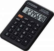Купить Калькулятор карманный Citizen LC210NR черный 8-разр. в Липецке