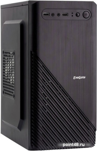 Корпус Exegate EX277798RUS   Minitower BAA-103 Black, mATX, <AAA400, 80mm>, 2*USB, Audio