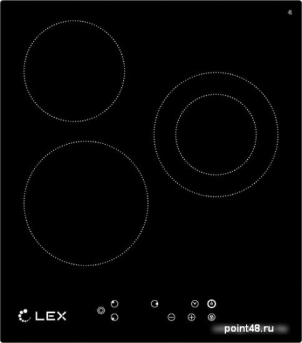 Варочная поверхность Lex EVH 431 черный в Липецке
