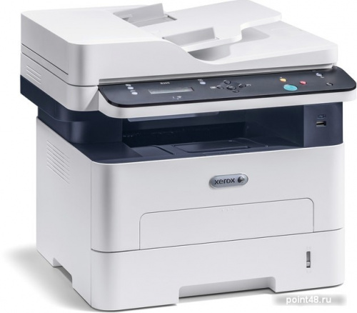 Купить МФУ лазерный Xerox WorkCentre B205NI# (B205V_NI) A4 Net WiFi белый/синий в Липецке фото 2