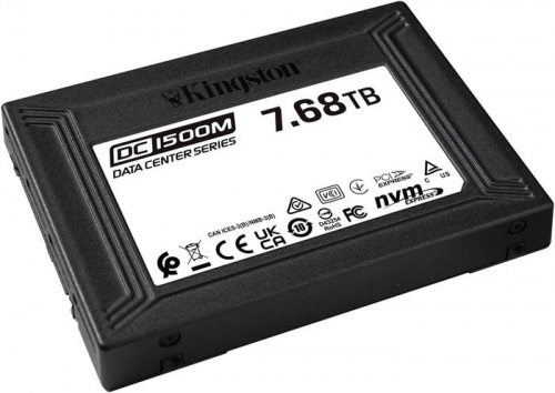 Накопитель SSD Kingston PCI-E 3.0 7.5Tb SEDC1500M/7680G DC1500M 2.5  1.6 DWPD фото 2