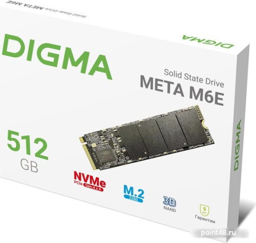 SSD Digma Meta M6E 512GB DGSM4512GM6ET фото 3