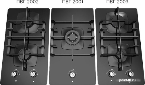 Газовая варочная поверхность Gefest ПВГ 2002 черный в Липецке фото 2