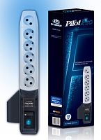 Купить Сетевой фильтр Pilot PRO 1.8м (6 розеток) серый (коробка) в Липецке