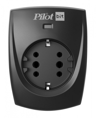 Купить Сетевой фильтр Pilot Bit (1 розетка) черный (коробка) в Липецке фото 2
