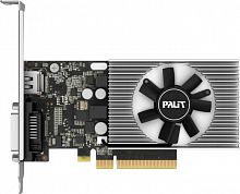 Видеокарта Palit PCI-E PA-GT1030 2GD4 nV ia GeForce GT 1030 2048Mb 64bit DDR4 1151/2100 DVIx1/HDMIx1/HDCP Ret low profile