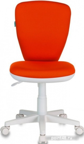 Кресло детское Бюрократ KD-W10/26-29-1 оранжевый 26-29-1 (пластик белый) фото 2