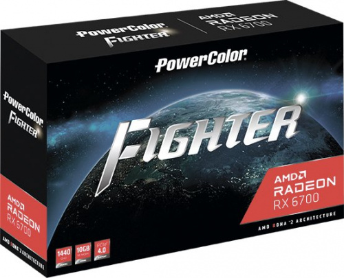 Видеокарта PowerColor Fighter Radeon RX 6700 10GB GDDR6 10GBD6-3DH/OC фото 2