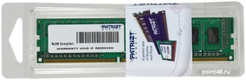 Память DDR3 8Gb 1600MHz Patriot PSD38G16002 RTL PC3-12800 CL11 DIMM 240-pin 1.5В фото 3