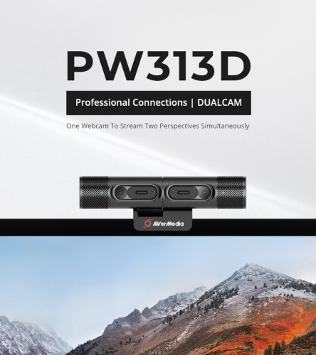 Купить Камера Web Avermedia PW 313D черный 5Mpix USB2.0 с микрофоном в Липецке фото 4