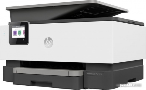Купить МФУ струйный HP Officejet Pro 9010 AiO (3UK83B) A4 Duplex WiFi USB RJ-45 белый/серый в Липецке фото 3