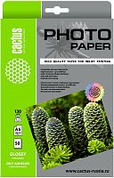 Купить Фотобумага Cactus CS-GSA513050 A5/130г/м2/50л. глянцевое самоклей. для струйной печати в Липецке