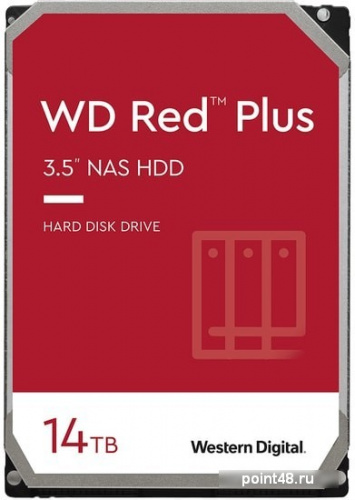 Жесткий диск WD Original SATA-III 14Tb WD140EFGX NAS Red Plus (7200rpm) 512Mb 3.5