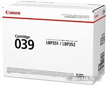 Купить Картридж лазерный Canon 039BK 0287C001 черный (11000стр.) для Canon LBP-351 в Липецке