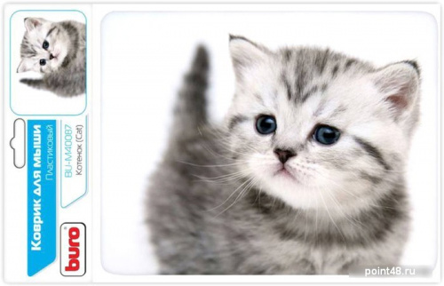 Купить Коврик для мыши Buro BU-M40087 рисунок/котенок в Липецке фото 2