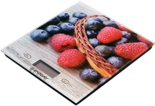 Купить Весы кухонные электронные Endever Chief 502 (80847) макс.вес:5кг рисунок/ягоды в Липецке