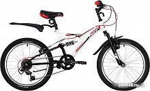 Купить Детский велосипед Novatrack Dart 20 20SS6V.DART.WT20 (белый/черный, 2020) в Липецке