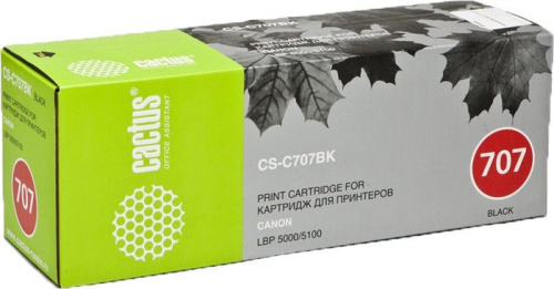 Купить Картридж CACTUS CS-C707BK (аналог Canon Cartridge 707 Black) в Липецке