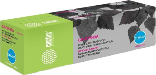 Купить Картридж лазерный Cactus CS-CF543A magenta ((1400стр.) для HP LJ M254dw/M280nw/M281fdn) (CS-CF543A) в Липецке