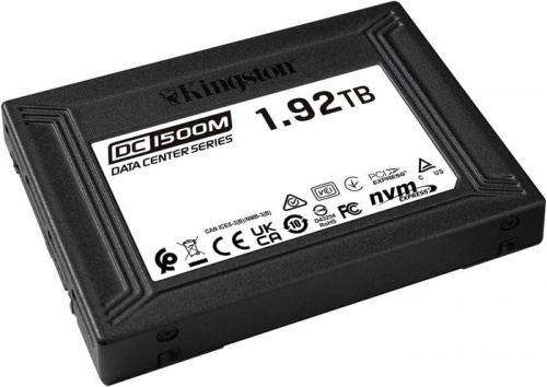 Накопитель SSD Kingston PCI-E 3.0 1920Gb SEDC1500M/1920G DC1500M 2.5  1.6 DWPD фото 2