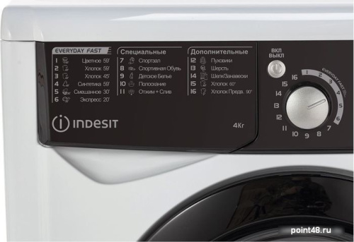 Стиральная машина Indesit EWUD 4105 BK CIS в Липецке фото 2