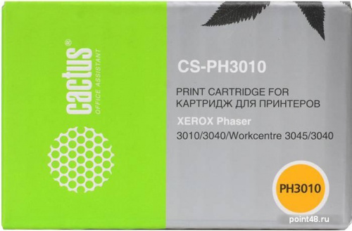 Купить Картридж совм. Cactus PH3010 106R02181 черный для Xerox Phaser 3010/WorkCentre 3045 (1000стр.) в Липецке