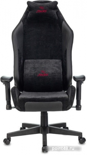 Кресло игровое Zombie EPIC PRO Edition черный текстиль/эко.кожа с подголов. крестовина пластик фото 2